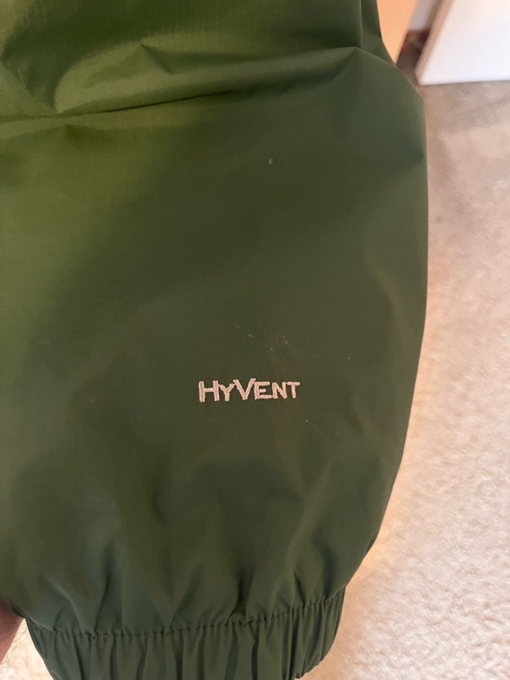 The North Face Men’s Hyvent Waterproof Hooded Jacket, Forest Green, XXL - Picture 3 of 6